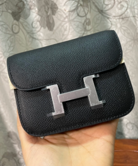 에르메스 콘스탄스백 미니 블랙 은장